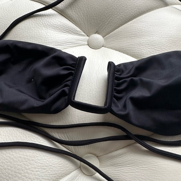 Away That Day Swimwear Barbados Top & Fiji Bottoms, Black Bikini Set Size Small - Picture 3 of 10